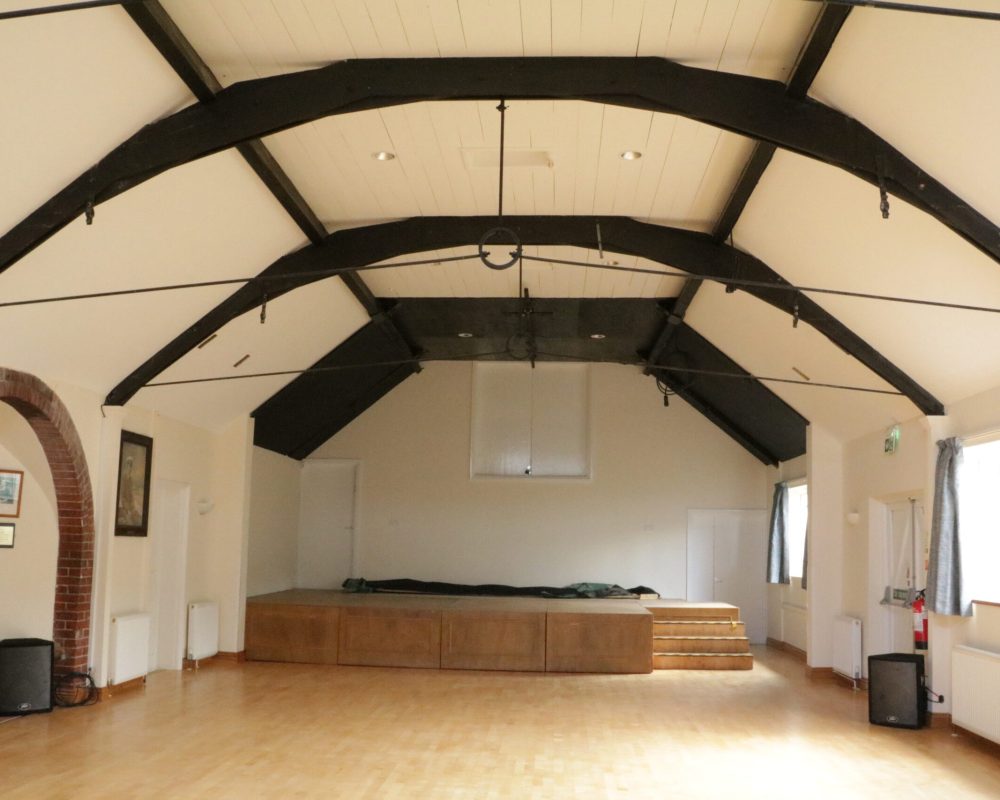 Main hall looking towards stage